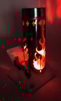 Miniatyrbillede 3 af 7: LANTERNE PARIS BRED V-2 FOTOVOLTAISK SØLV C FLAMME / 1 STK
