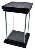 Miniatyrbild 1 av 7: SQUARE MAX RESIN - ANTIK / SYNTETISK STEN / SVART / 1 STK