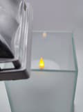 Miniatyrbild 3 av 7: lykta kvadrat slät / stor / vit / 1 st