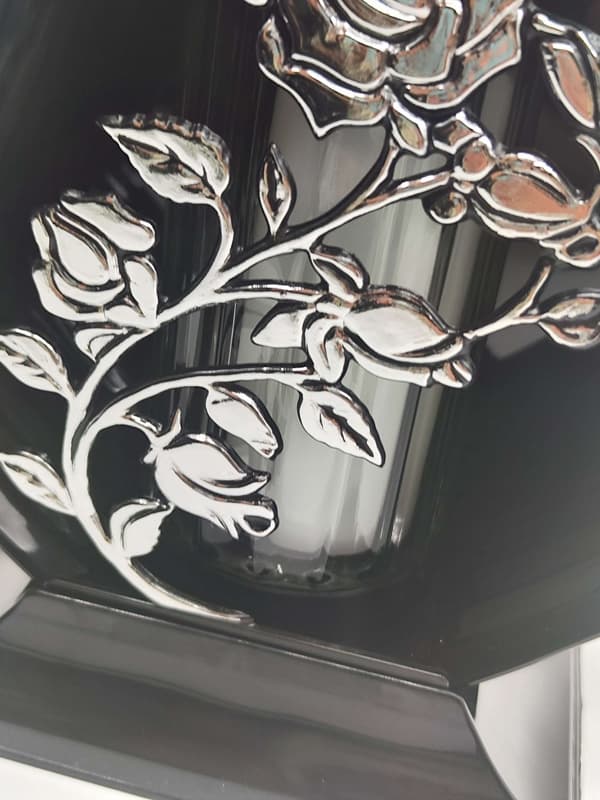 LJUS KAPELL LYKTA SAMA ROSE SILVER 1 STK