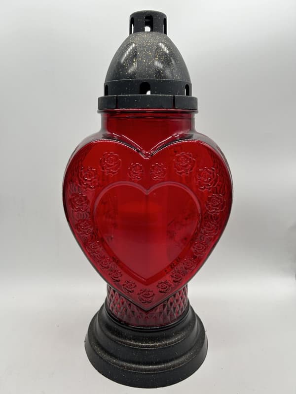 BIG HEART Z-493 RÖD / 1 STK