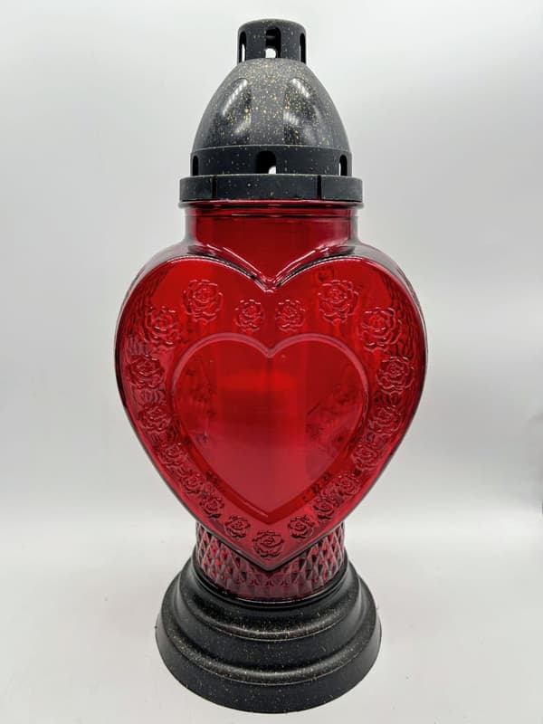 BIG HEART Z-493 RÖD / 1 STK