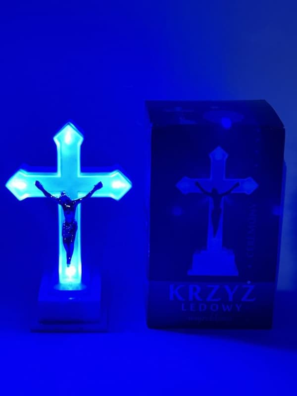 LED CROSS 1 / BLÅ / ART
