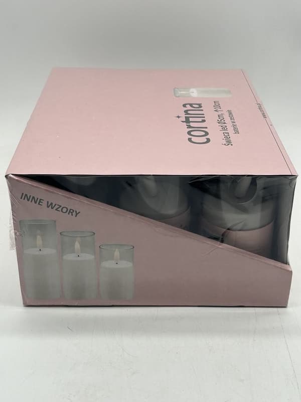 LED LYS I RØR TRANSPARENT 10CM-5CM/17-23/ MED BATTERIER
