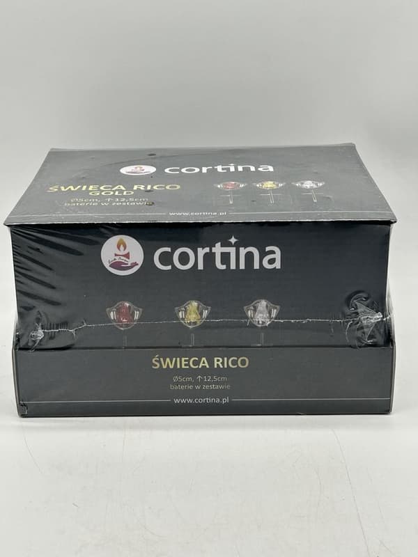 LJUS GULD/SILVER SVART RICO CORTINA 5X15 CM 2/23/LUX SVART/GULD/RÖD