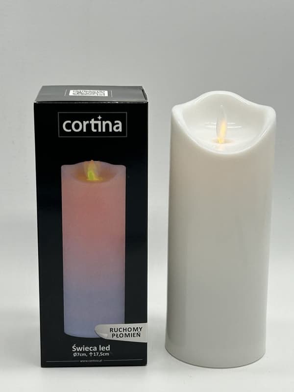 LYS RP CORTINA 7 CMX17,5 CM / 16-23 VOKS HVID UDEN BATTERI/1 stk.
