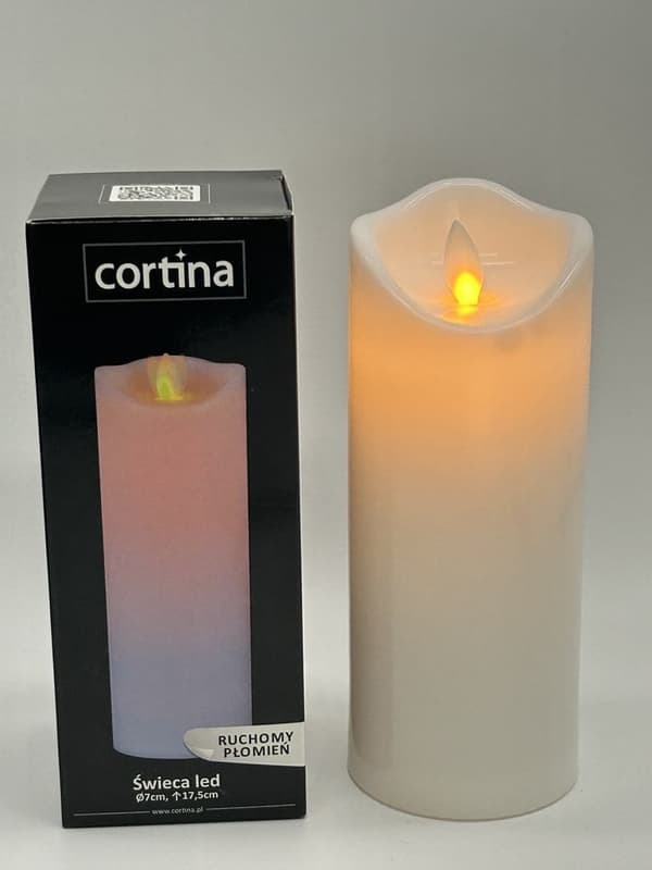 LYS RP CORTINA 7 CMX17,5 CM / 16-23 VOKS HVID UDEN BATTERI/1 stk.