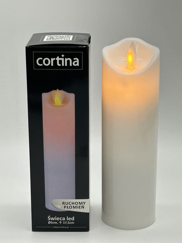 LYS RP CORTINA 5 CMX17,5 CM / 13-23 VOKS HVID UDEN BATTERI/1 stk.
