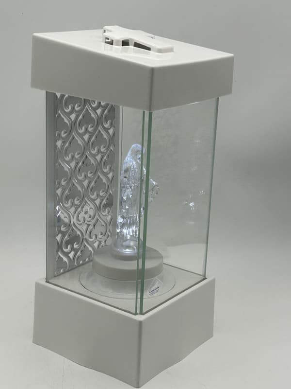 LYHTY L-25-1 / LED / HOPEAN TAKA + LED / VALKOINEN - KIRKAS / 1 KAPPALE
