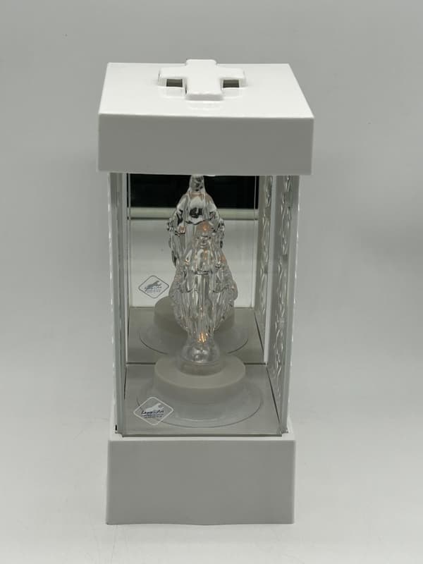 LANTERN L-25-2 /LED / LUSYRO BAKSIDA SILVER SIDOR +LED / VIT - KLART / 1 STK
