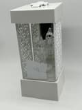 Miniatyrbild 6 av 11: LANTERN L-25-2 /LED / LUSYRO BAKSIDA SILVER SIDOR +LED / VIT - KLART / 1 STK