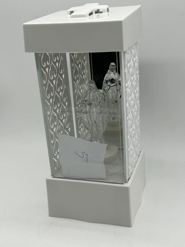 LANTERN L-25-2 /LED / LUSYRO BAKSIDA SILVER SIDOR +LED / VIT - KLART / 1 STK
