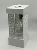 Miniatyrbild 2 av 11: LANTERN L-25-2 /LED / LUSYRO BAKSIDA SILVER SIDOR +LED / VIT - KLART / 1 STK