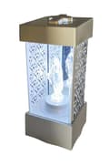 Miniatyrbild 1 av 11: LANTERN L-25-2 /LED / LUSYRO BAKSIDA SILVER SIDOR +LED / VIT - KLART / 1 STK