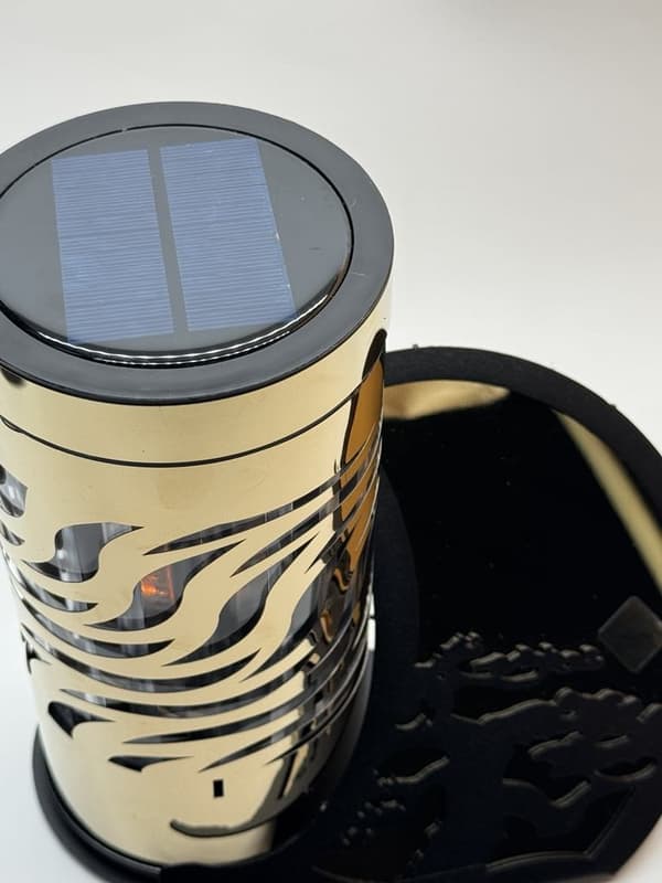 LANTERNE PARIS SMAL V-5.2 FOTOVOLTAISK BONSAI B / GULD 1 STK
