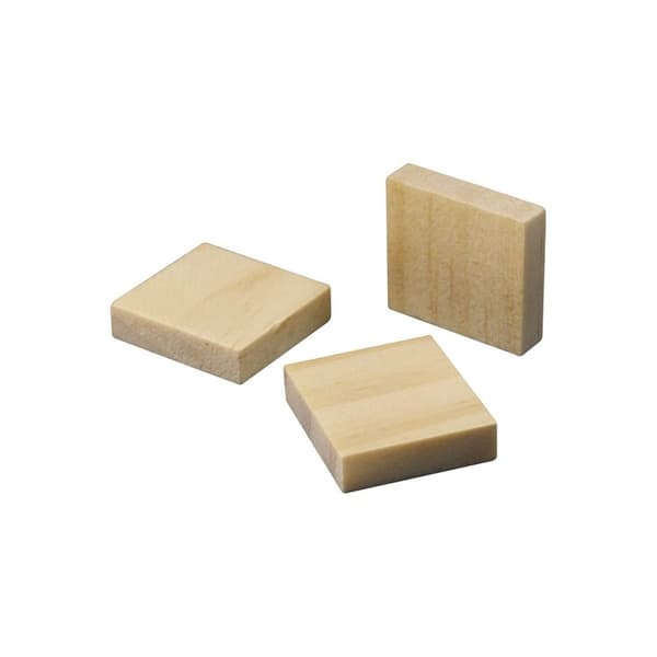 Puiset kuutiolaatat 20x18x5mm 26kpl Titaani