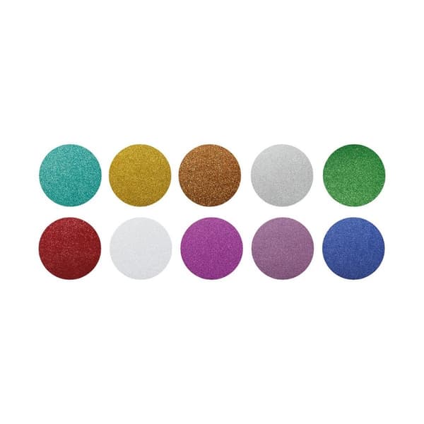 Glitter-pahvi A4 10 arkkia 250g Titaania