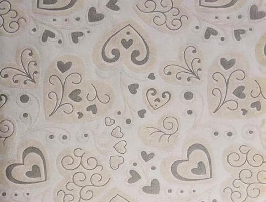 Koristepaperi DECO Collection Käsintehty 20x29cm 10 arkkia Happy Color Hearts Silver Velvet