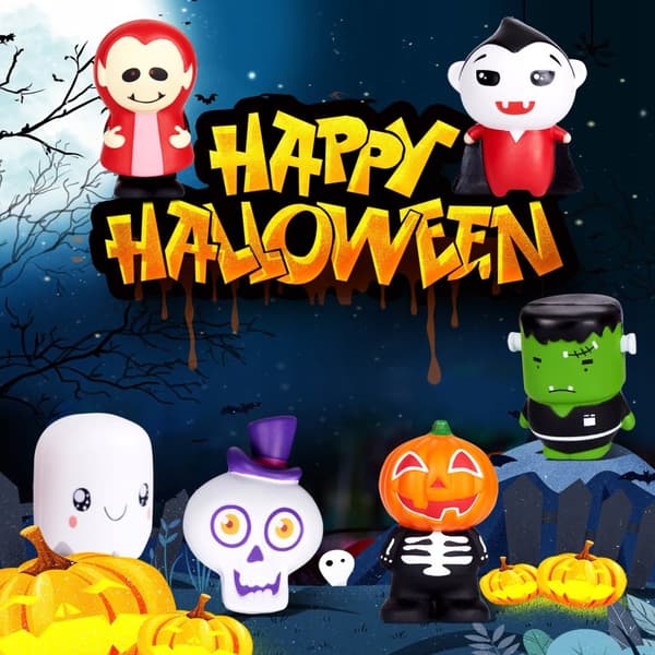 Halloween långsamt växande skumfigurer