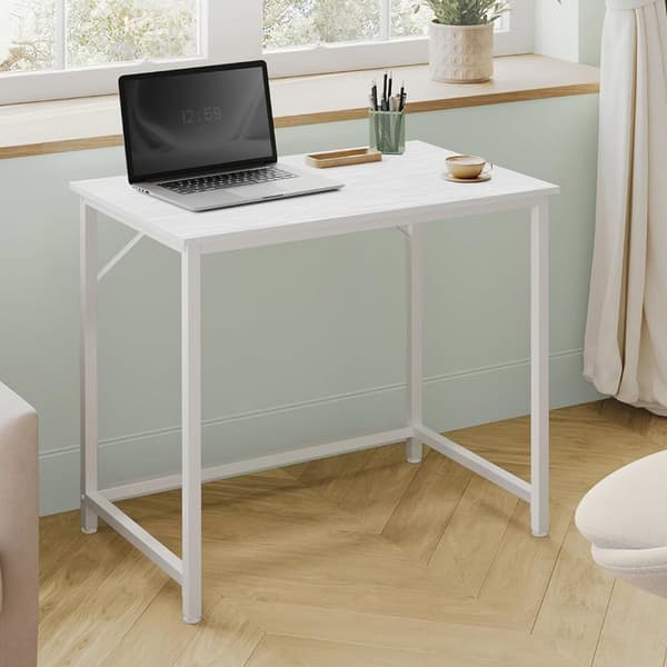 Lite skrivebord 80x50x75cm - Hvit