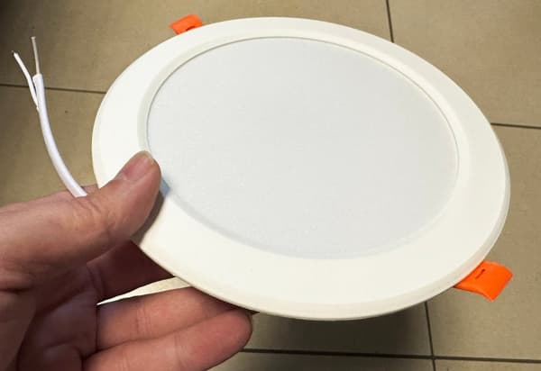 LED panel indbygget loftlampe rund 12W 4000K