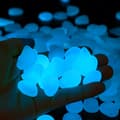 Pikkukuva 5 / 8: GLORIOUS STONES Fluoresoivat kivet SININEN GLOW IN THE DARK 50 kpl