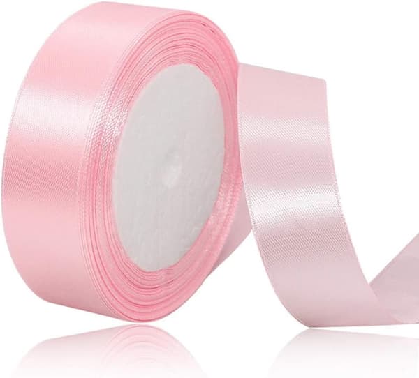 Satinbånd lyserødt 20mm/23m