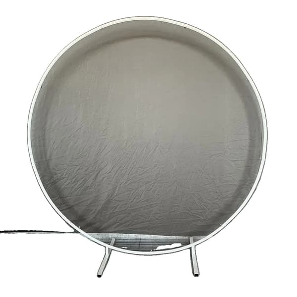 Jernblomstbue, Elegant Rund Form, Tilpasselige Størrelser,2.5m(98 in), Hvid
