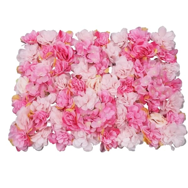 Blomster Vægpaneler, Pink Farve, Nem at Installere,Lyserød