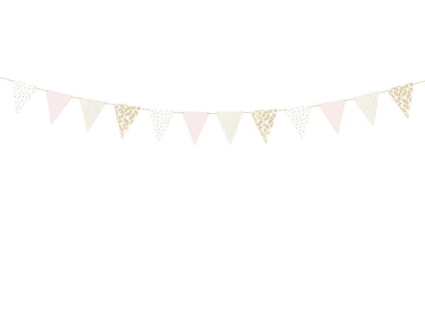 Flagguirlande, blandet, 2,1 m