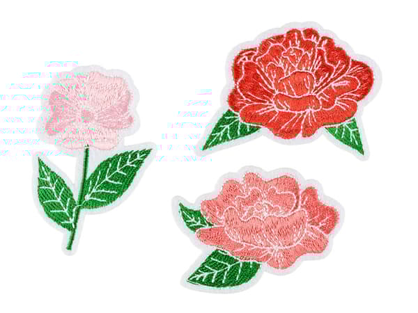 Stryktransfer Blommor, blandade, 4,5-6,5x4,5-7 cm (1 ask / 48 förpackningar) (1 förpackning / 3 st.)