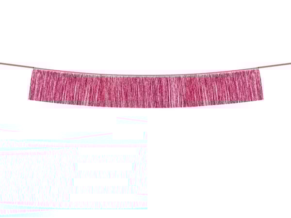 Girlangfransar, rosa