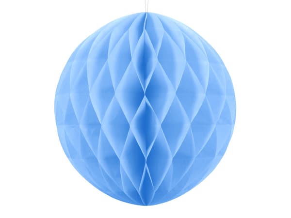 Läskpappersboll, ljusblå, 40 cm