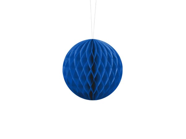 Läskpappersboll, blå, 10 cm