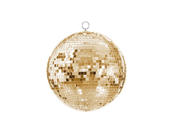 Hængende dekoration Discokugle, guld, 30 cm Guld