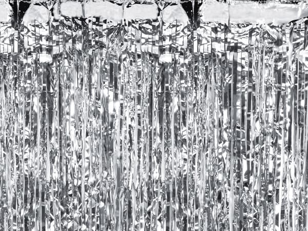 Festgardin, silver, 100x200cm