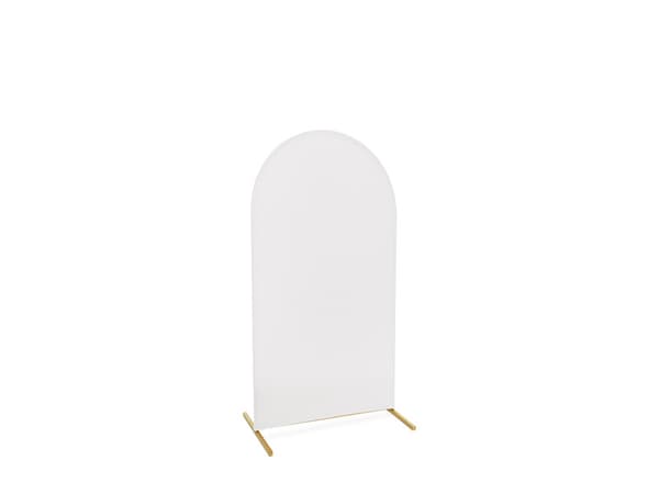 Kaarijalustan suojus, 150 cm x 80 cm, valkoinen