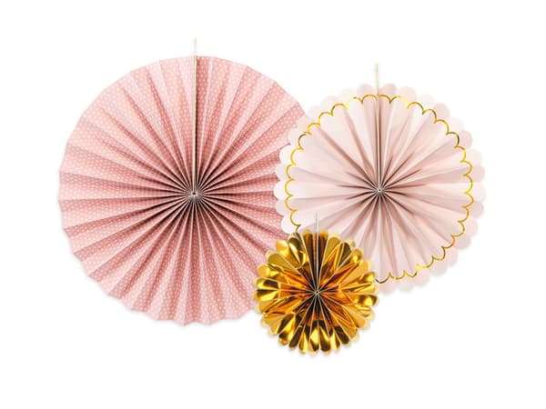 Dekorativa rosetter, blandade (1 ask / 40 förpackningar) (1 förpackning / 3 st.)