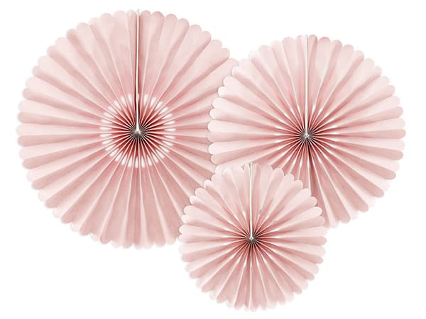 Koristeelliset ruusukkeet, likaisenpinkki (1 pkt / 20 pakkausta) (1 pkt / 3 kpl)