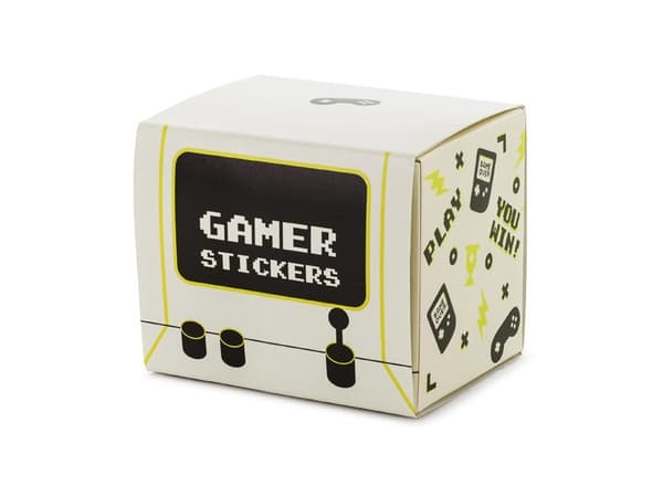 Gamer-klistermærker, blandet