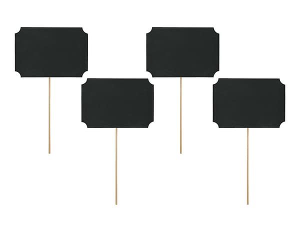Självhäftande lappar, svarta, 11 x 8 cm (1 kartong / 50 förpackningar) (1 förpackning / 4 st.)