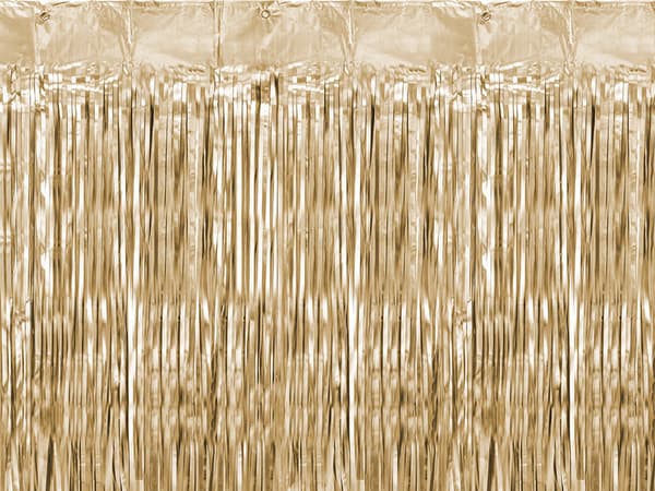 Juhlaverho, kulta, 90x250cm (1 pkt / 50 kpl)