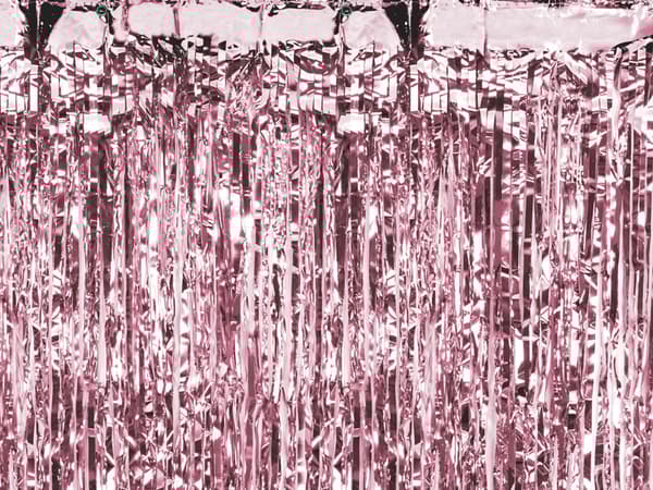Festgardin, roséguld, 90x250cm (1 kartong / 50 st.)
