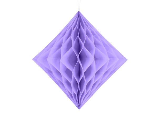Läskpapper diamant, lila, 30 cm (1 kartong / 50 förpackningar)