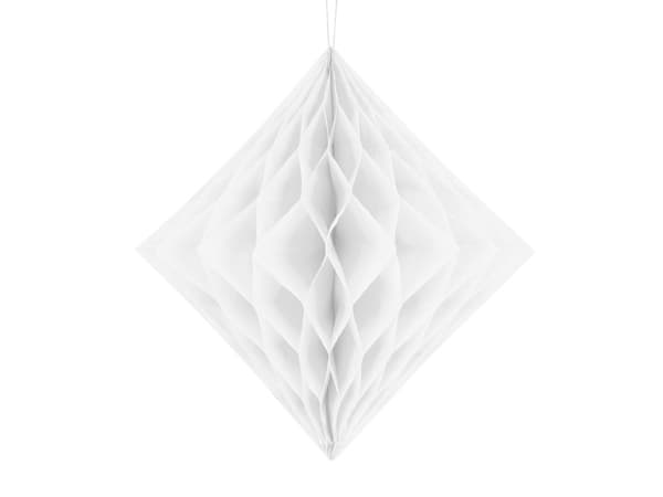 Blottingpapir diamantformet, hvidt, 30 cm (1 karton / 50 pakker)