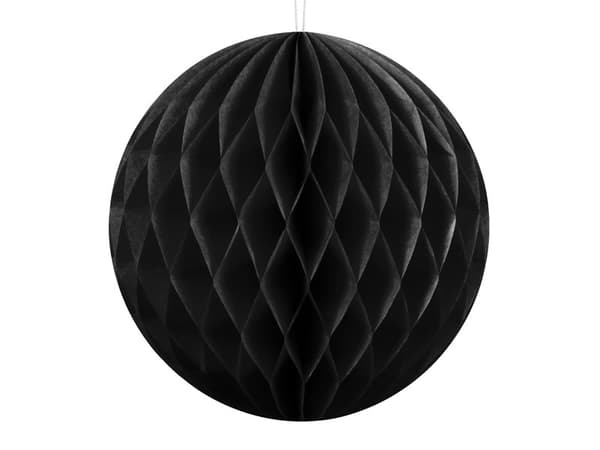 Papirkugle, sort, 10 cm (1 karton / 50 stk.)