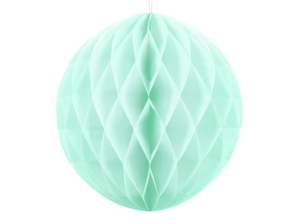 Paperipallo, vaalea mintunvihreä, 20 cm
