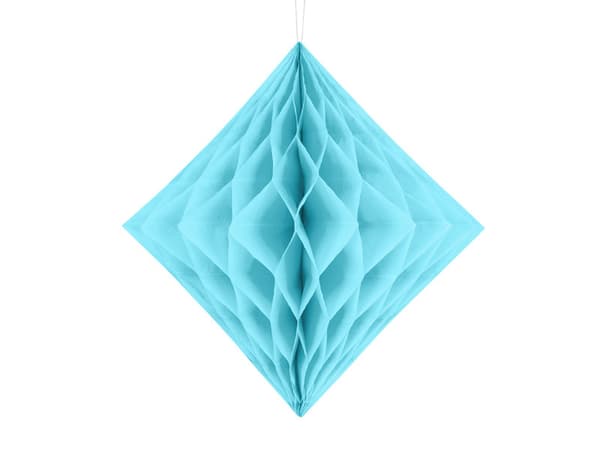 Blottingpapir diamant, lyseblå, 30 cm