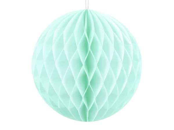 Pappboll, ljus mintgrön, 10 cm (1 kartong / 50 st.)