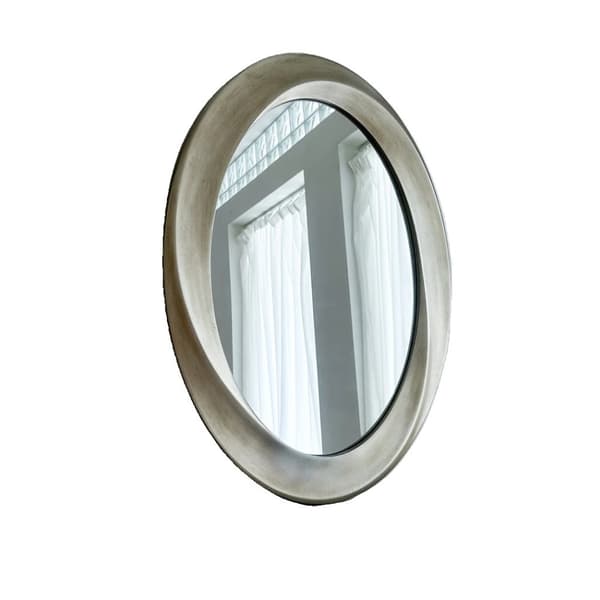 Væg spejl, Antik Barok Design, Ovalt Facetteret Ramme, Guld, 60x80cm(24x32tommer)